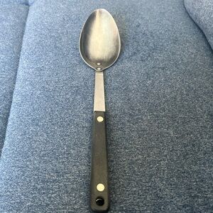 Vintage FLINT Arrowhead Solid Stainless Steel Serving Spoon 11.5 Inches Long USA